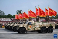 115輛東風軍車參加閱兵